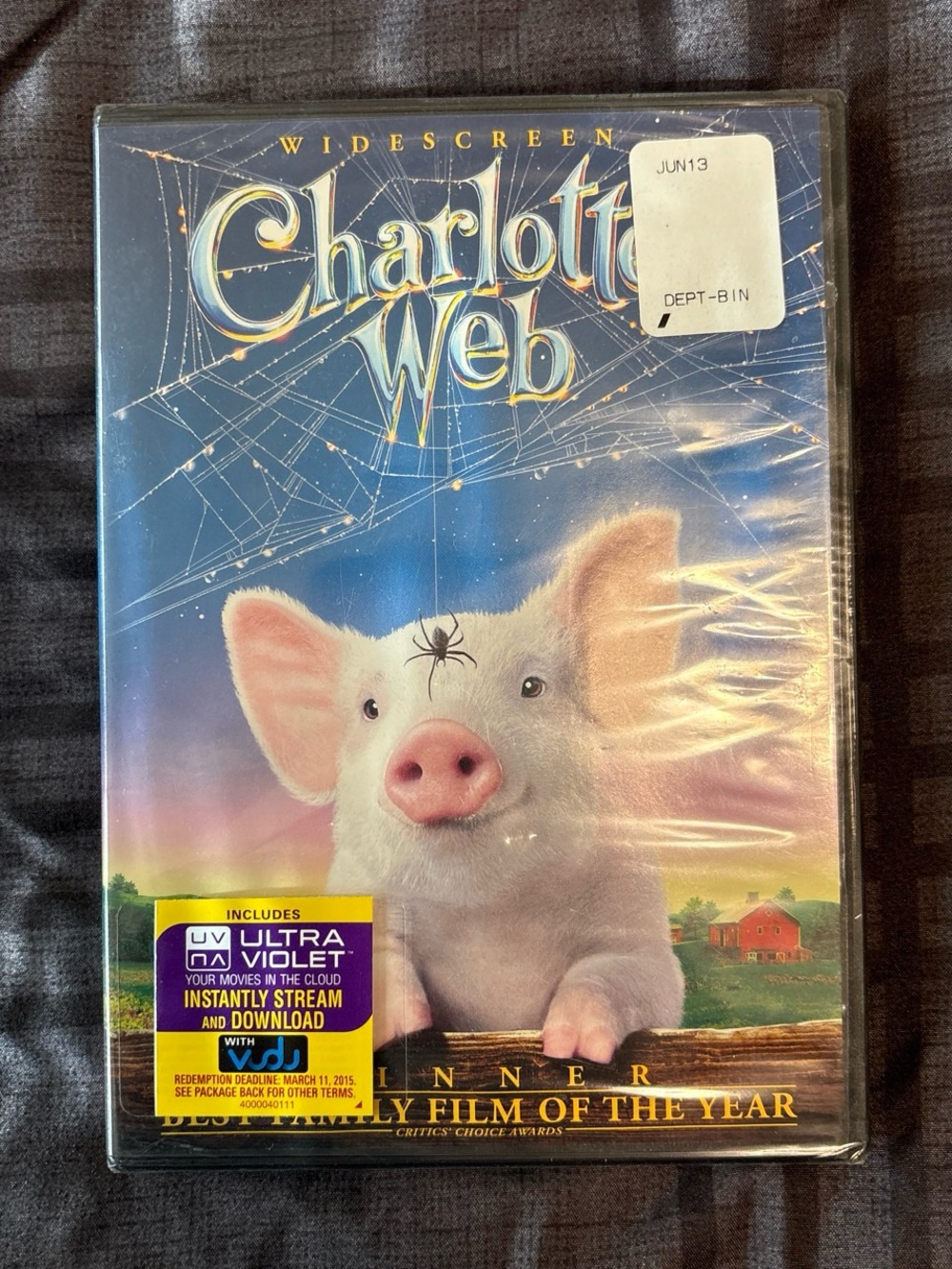 Charlotte's Web DVD - Blue Cover by Universal Pictures